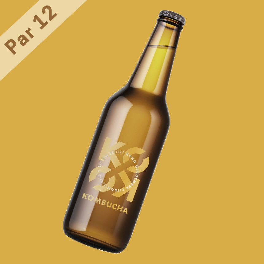 KOKO Kombucha Citron-Gingembre Pack 12