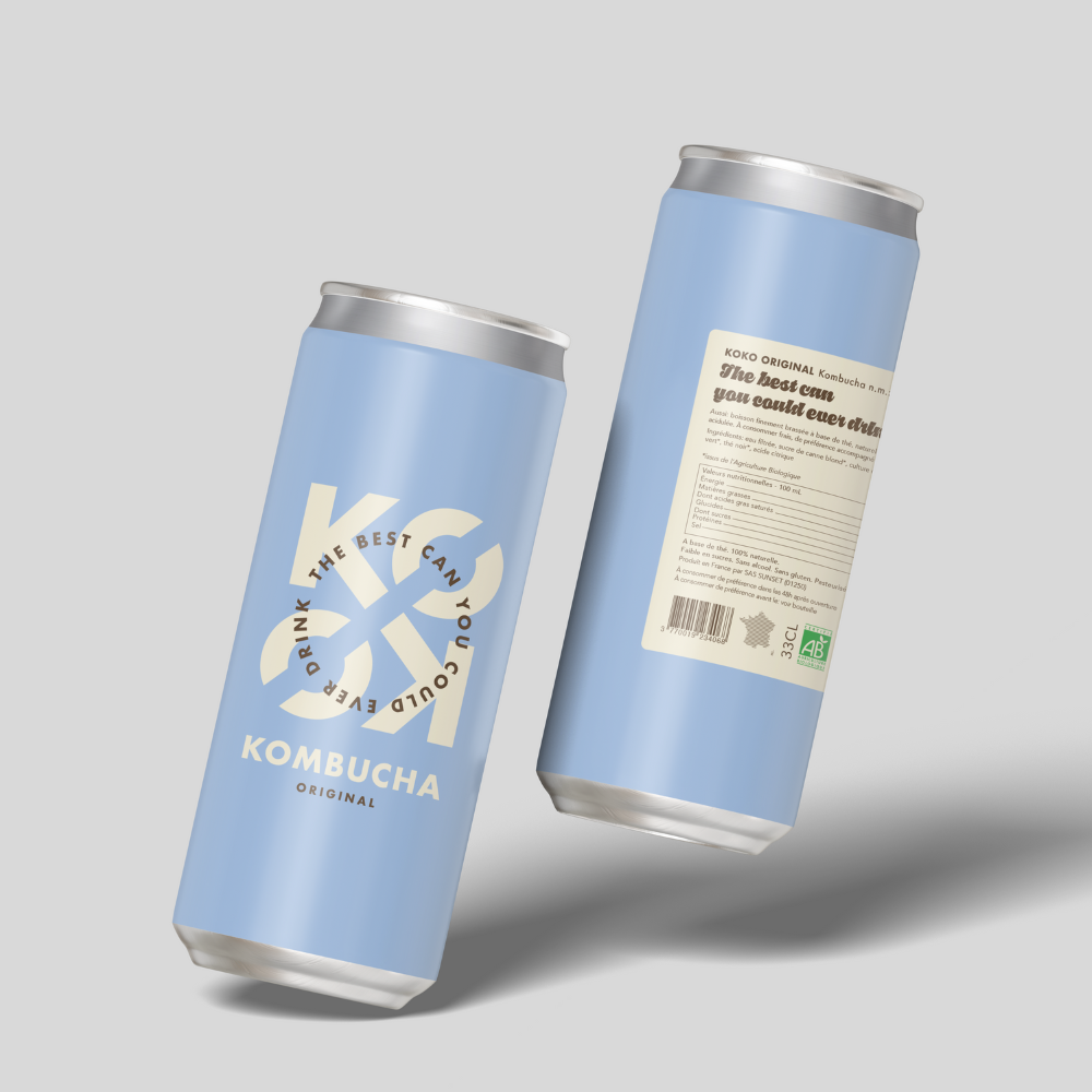 NEW 🥂 Pack de 12 canettes KOKO Kombucha