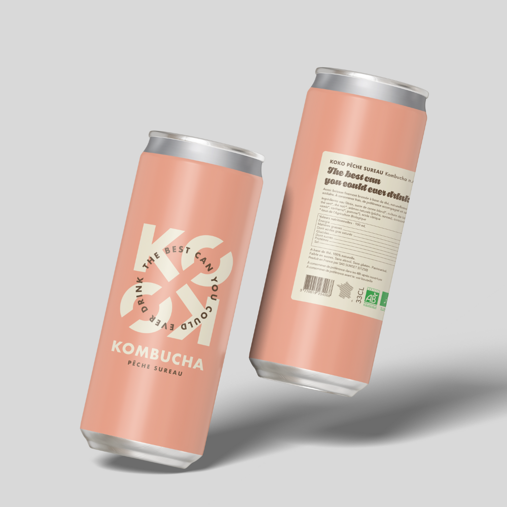 NEW 🥂 Pack de 12 canettes KOKO Kombucha